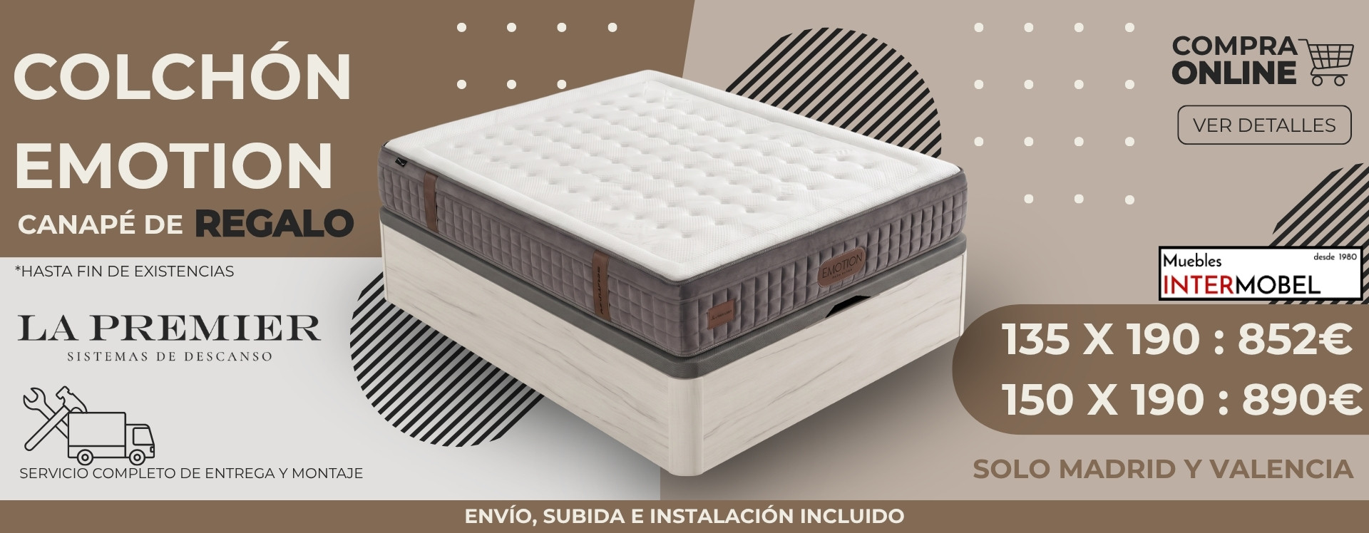 Promoción colchón y canapé